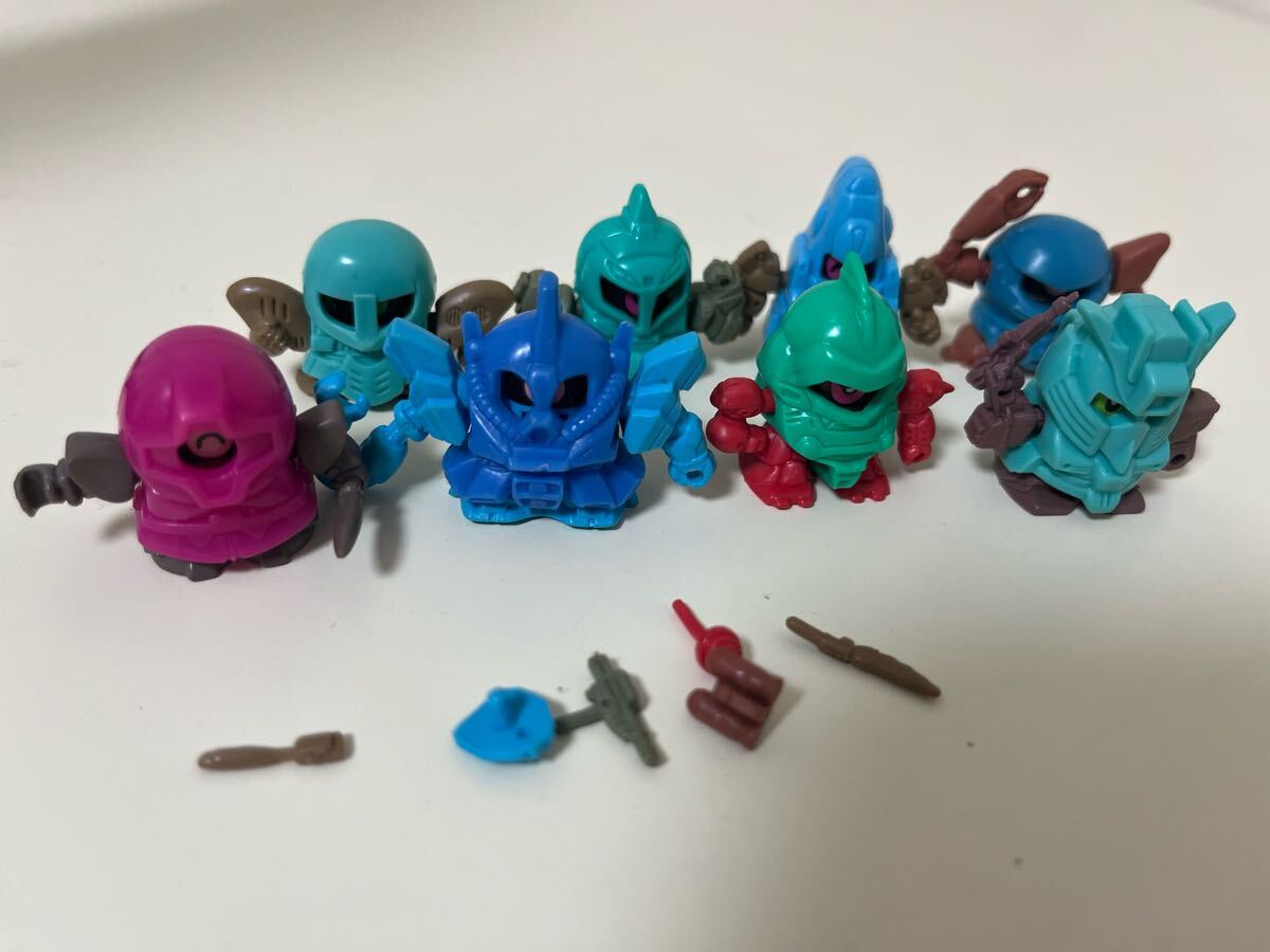中古】森永製菓 食玩 SDガンダム モビルジャケット 17体セット