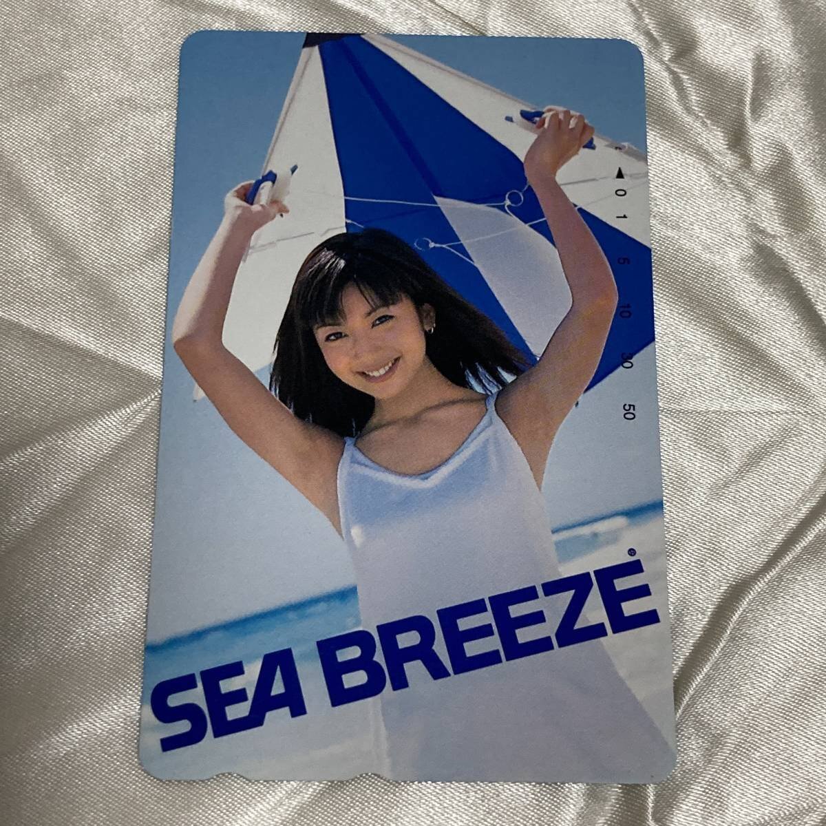 中古】安室奈美恵 未使用 テレホンカード SEA BREEZE シーブリーズの