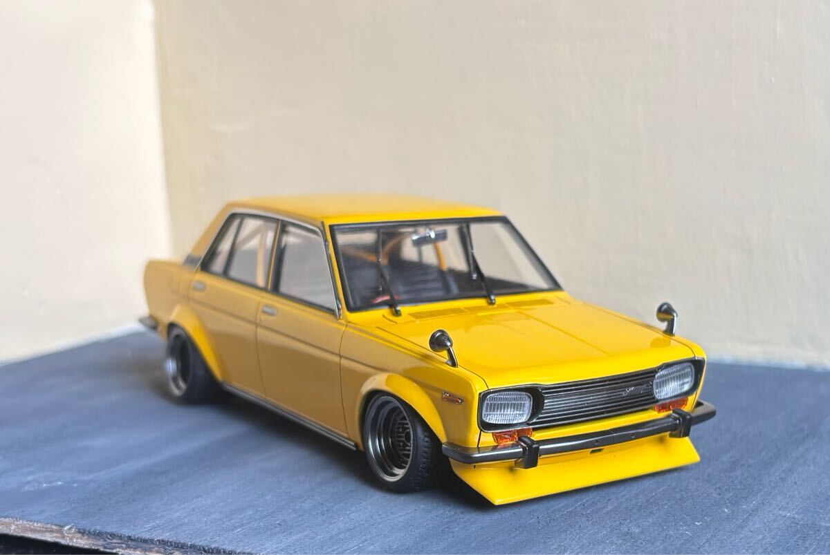 1/43　ブルーバード改　510　　1600　SSRマークⅡ　アルミ製　深リム 1/43 ブルーバード改 510 1600 SSRマークⅡ アルミ製 深リム
