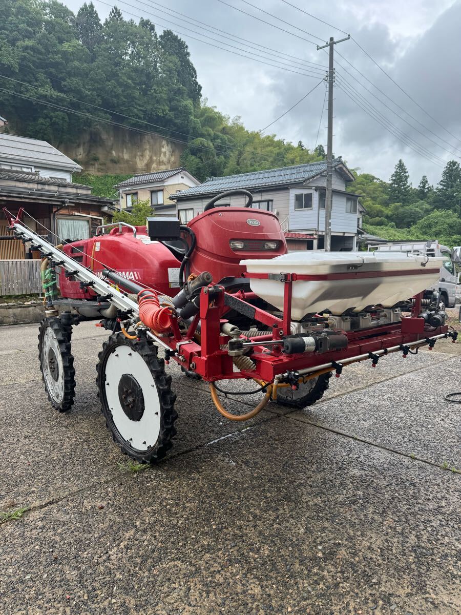 中古】丸山 ハイクリブーム BSA-420 自走式防除機 乗用管理機 動