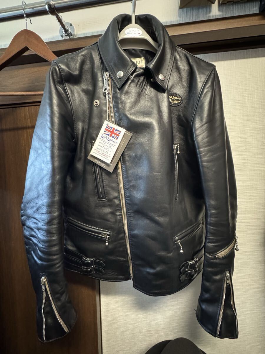 レア ルイスレザー ライトニング 666初期 青羽 アルバートジップ 36