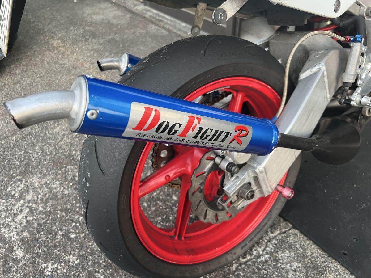ドッグファイトレーシングTZR250R 3XV サイレンサー ドッグファイト