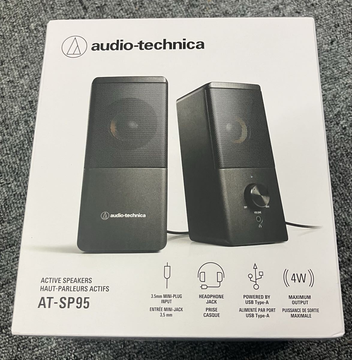 【未使用】T054 【未使用】audio-technica スピーカー AT-SP95 オーディオテクニカ PC USB給電 【6125】の ...
