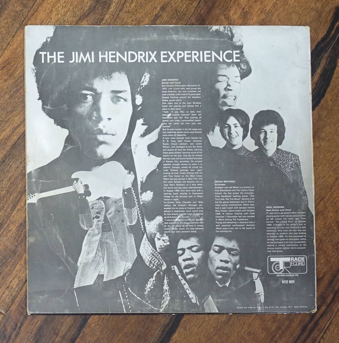 Jimi Hendrix Are You Experienced Black - España