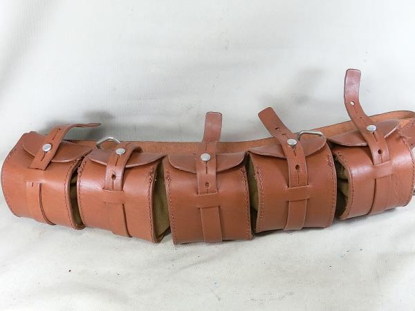 清春着 WW2 40's ビンテージ スウェーデン軍 5連 レザーポーチ