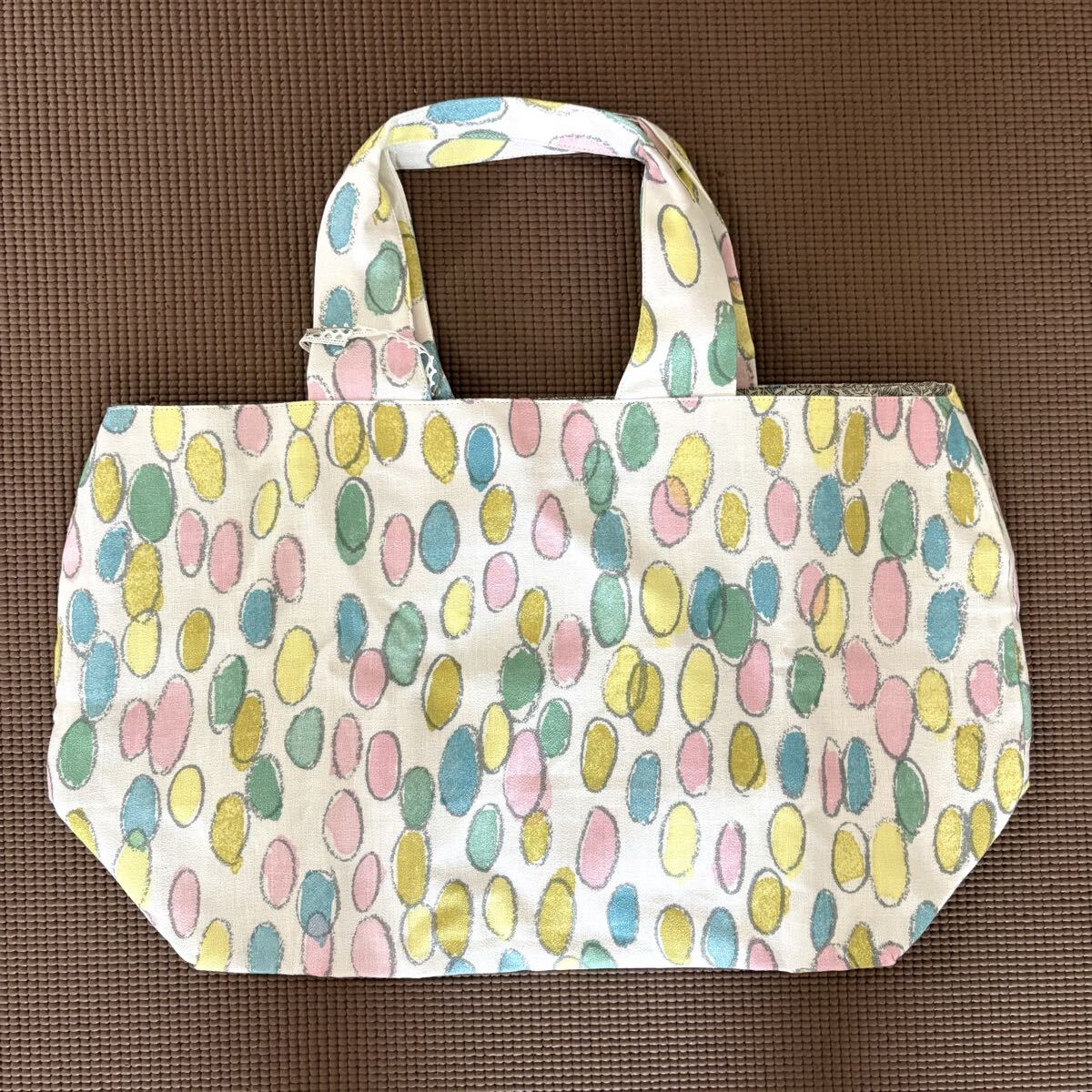 新品】ミナペルホネン 未使用品 パニーニバッグ sky flower スカイ