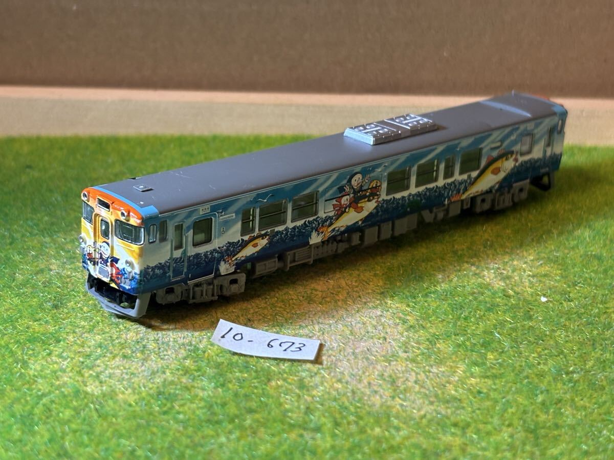 10-673 マイクロエース キハ40 忍者ハットリくん ラッピング ジャンクの1番目の画像