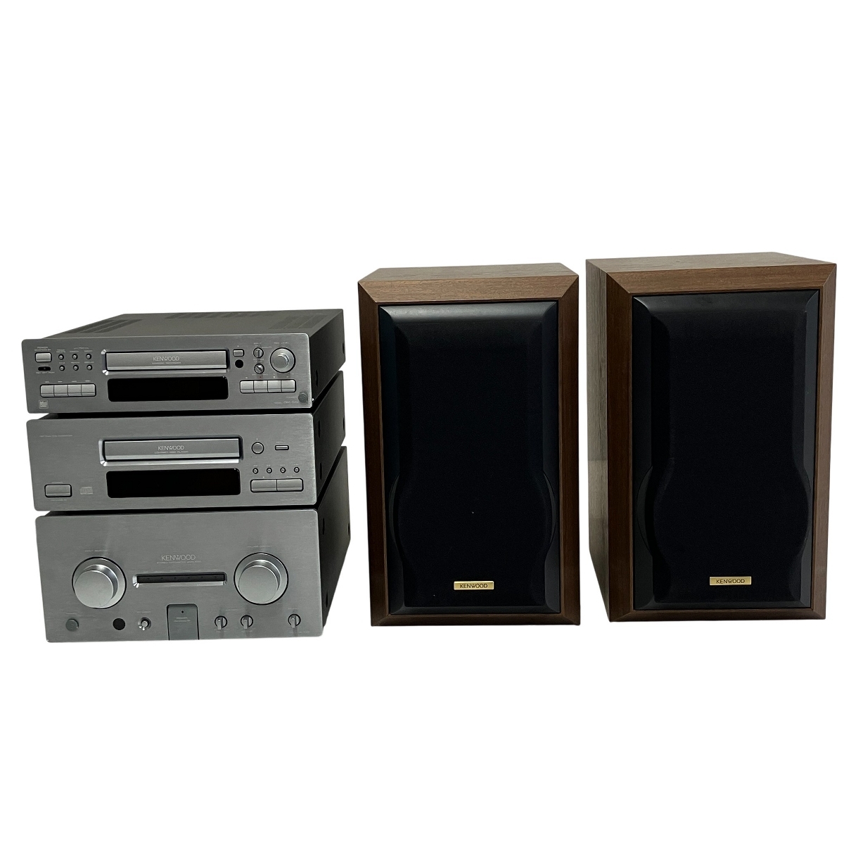 ジャンク】KENWOOD システムコンポセット ROXY P-7X/A-7X/GE-900W/X