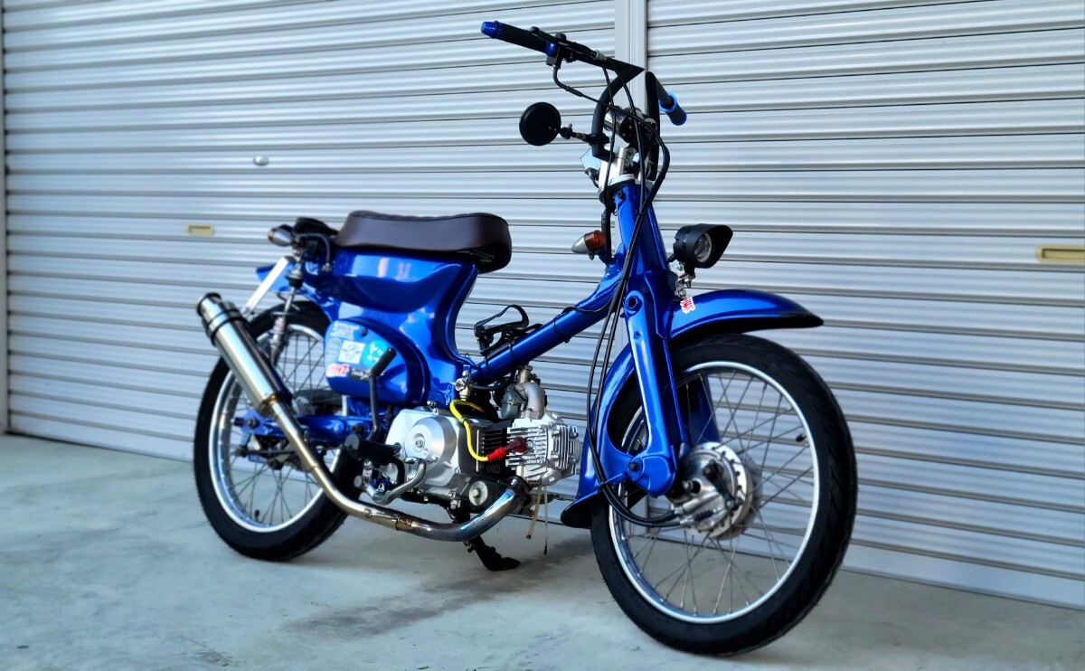 カスタム スーパーカブ50 ホンダ 4速 0 C50 セル付 エンジン 12V 