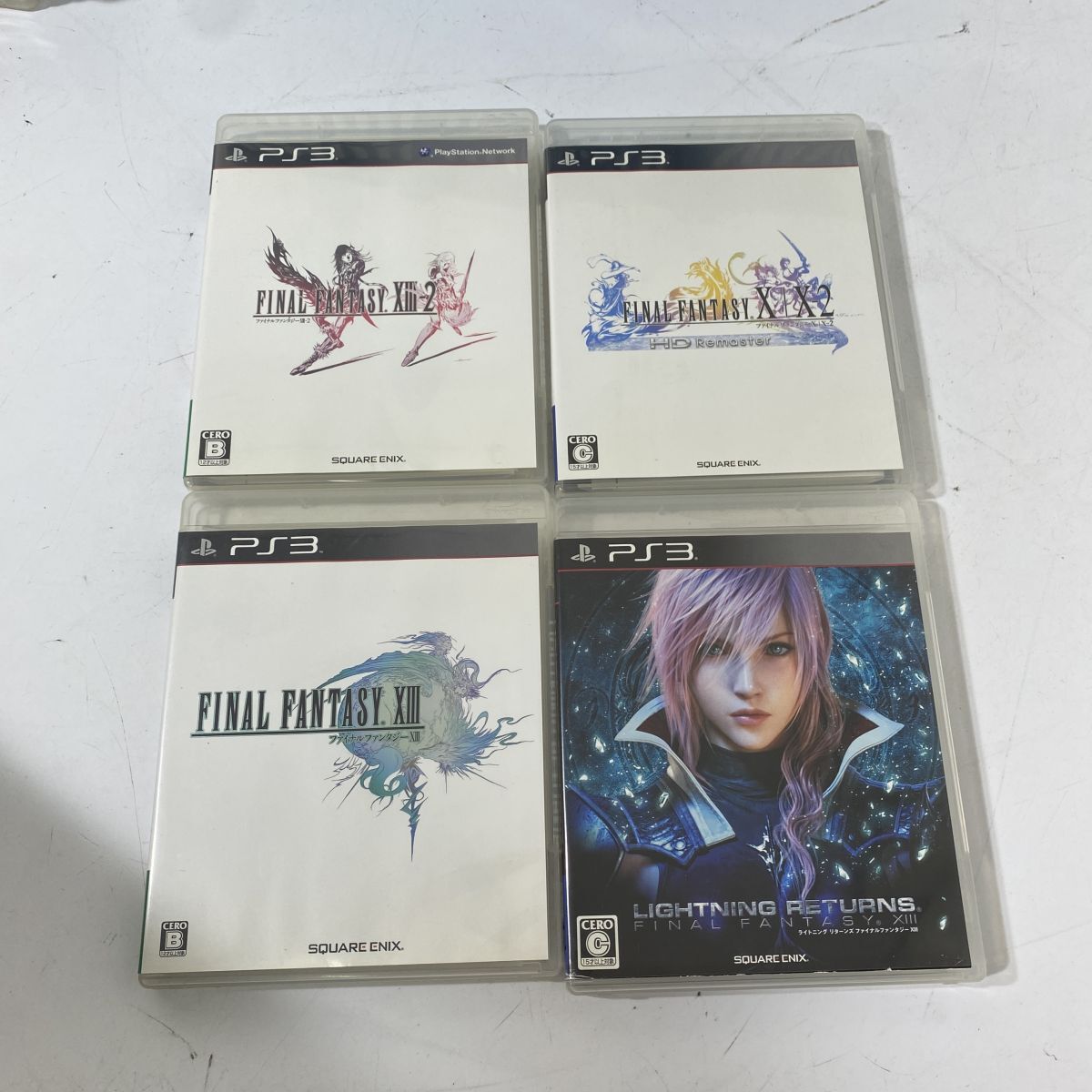 【12/7最終処分】読込確認済み PS3 ファイナルファンタジー XⅢ XⅢ-2 X X2 他 ソフト 4点まとめて 【送料無料】 AAL0910/S9079/1107の1番目の画像