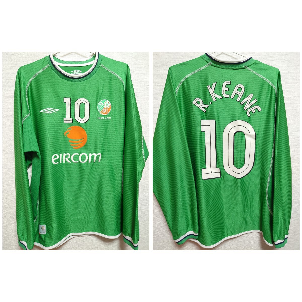 アイルランド代表 2002年 ロビーキーン umbro アンブロ ユニフォーム