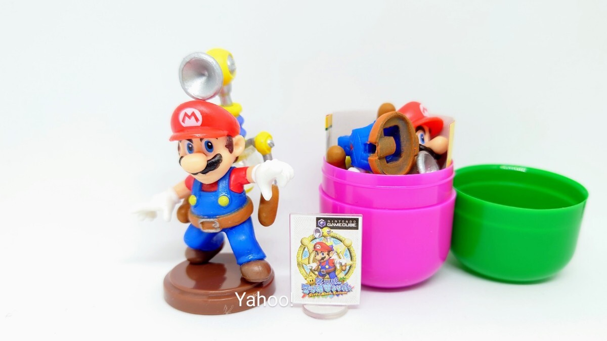スーパーマリオサンシャイン ぬいぐるみ マグネット 三英貿易 2002 任天堂 スーパーマリオサンシャイン マリオ マグネットぬいぐるみ 三英貿易