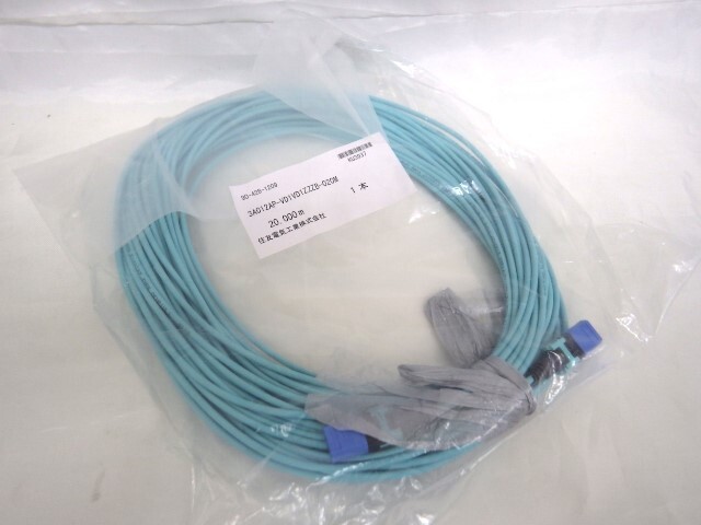 未使用】☆新品/未使用！住友電気工業 光ファイバーケーブル！20M！(#Y