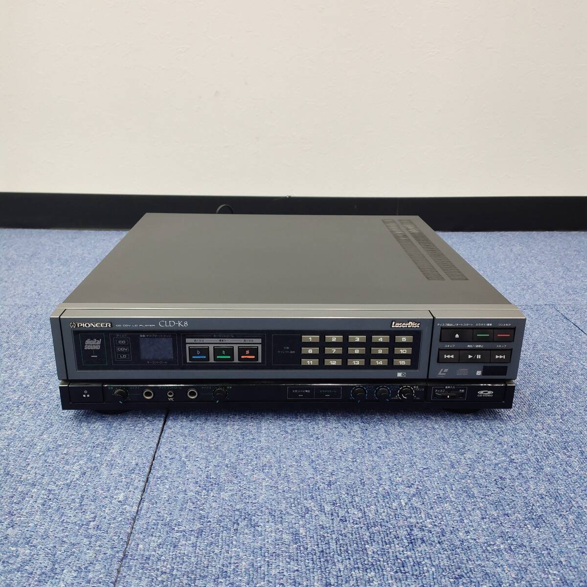 ●レーザーカラオケセット(^^♪●マイク　ソフト付き●パイオニア　CLD-K8V　LD/CDプレイヤー●レーザーディスク●カラオケLDソフト ○レーザーカラオケセット(^^♪○マイク ソフト付き○パイオニア CLD