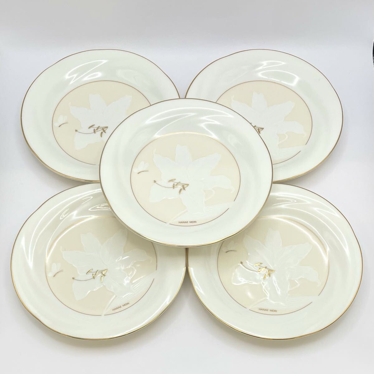 新品】【HANAE MORI/ハナエモリ】蝶柄パーティーセット/ケーキ皿
