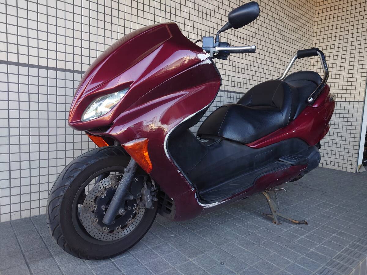 HONDA フォルツァZ】大人気、オールワインレッドフルメッキフル 