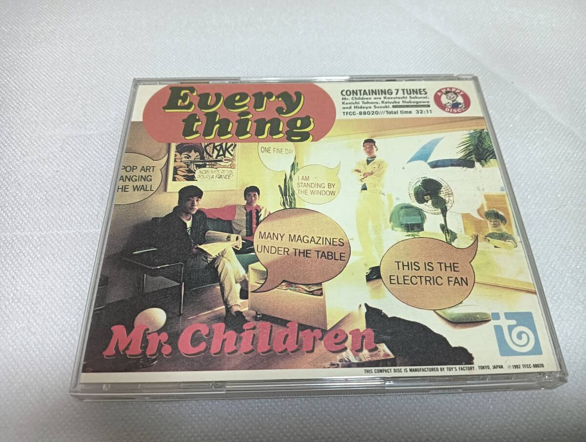 Mr.Children『Everything』初回プレス盤CD☆帯付☆美品☆ミスチル