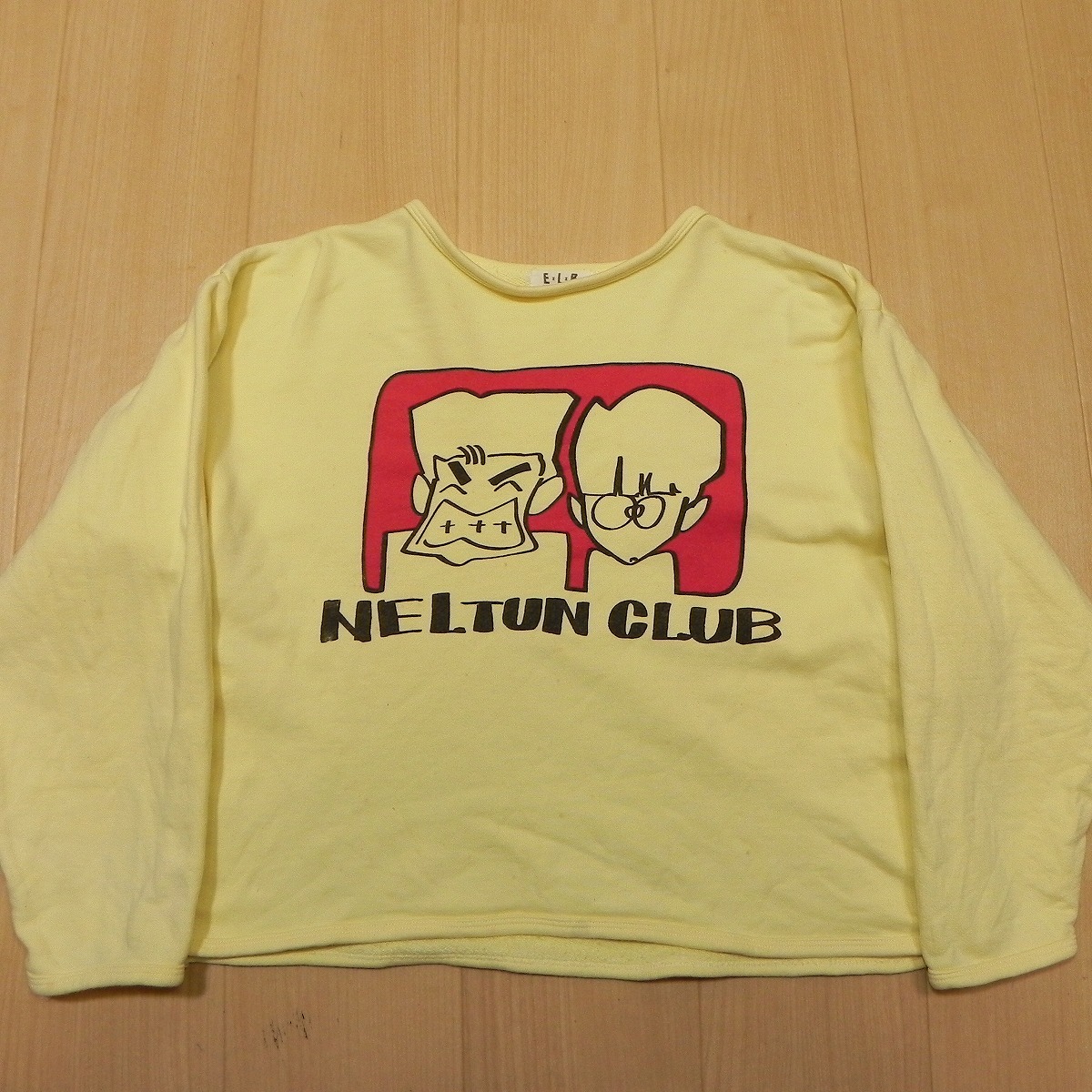 中古】とんねるず NELTUN CLUB Tシャツ ねるとん紅鯨団 バレンタイン
