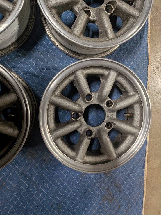中古】ローバーミニ RS－WATANABE ワタナベ 10インチ 4S オフセット+38
