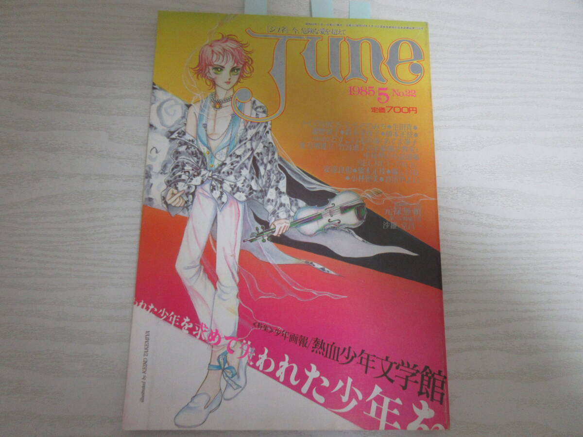 L3898 JUNE ジュネ 1987年9月号 No.36 竹宮恵子 風と木の詩 松崎明美