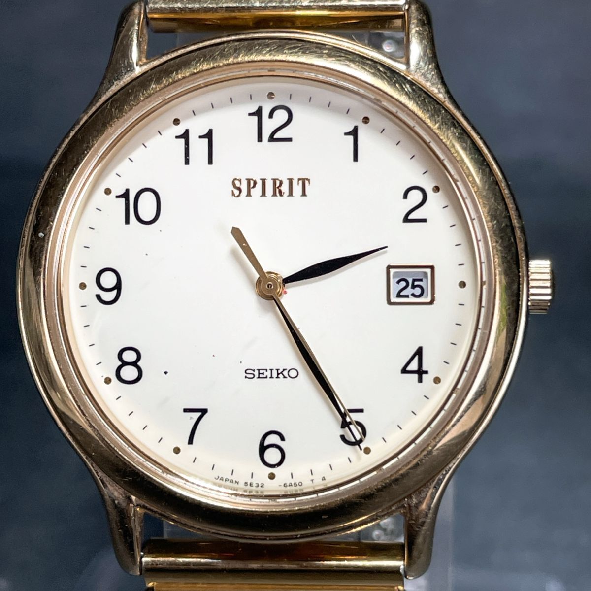中古】ヴィンテージ セイコースピリット メンズ クオーツ腕時計SEIKO 