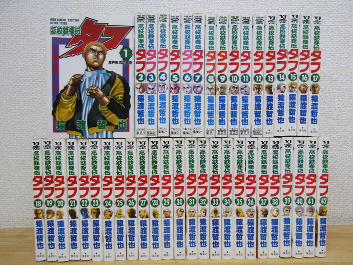 高校鉄拳伝タフ 全42巻+単行本5冊 大量まとめセット 猿渡哲也の落札