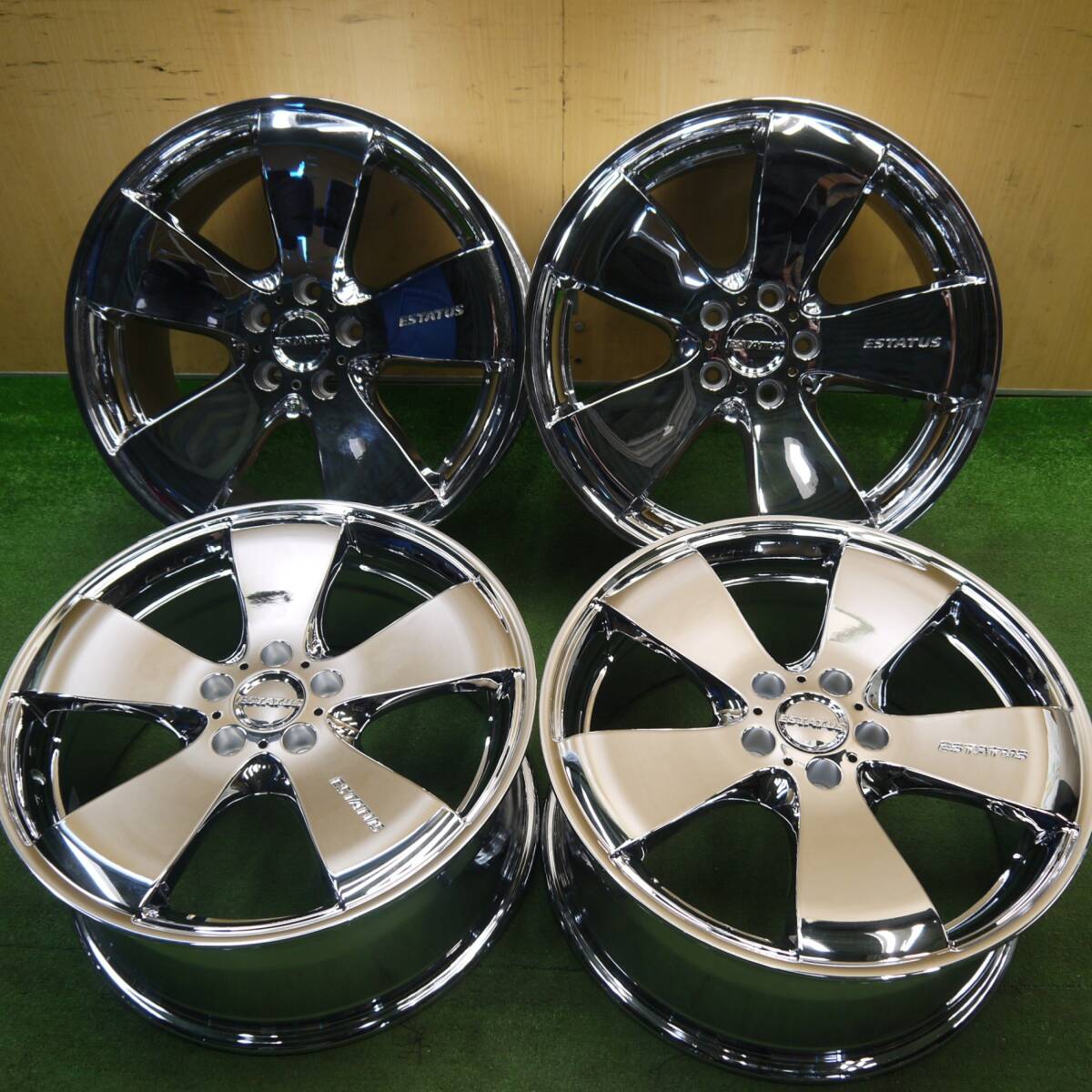 H1524 エステイタス ESTATUS Style-S 19 x 8.5J +42 & 9.5J +38 5H114