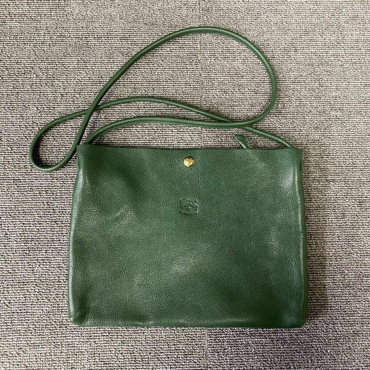 新品】イルビゾンテ 二つ折り財布 オリーブ ミニ財布 新品 今期新作