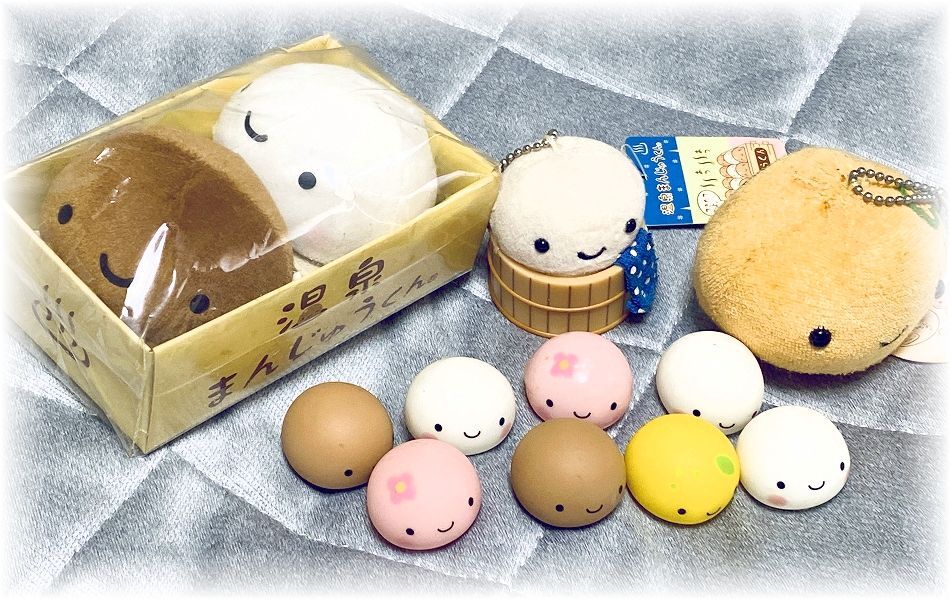 温泉まんじゅうくん レア マスコット ソフビ サンエックス