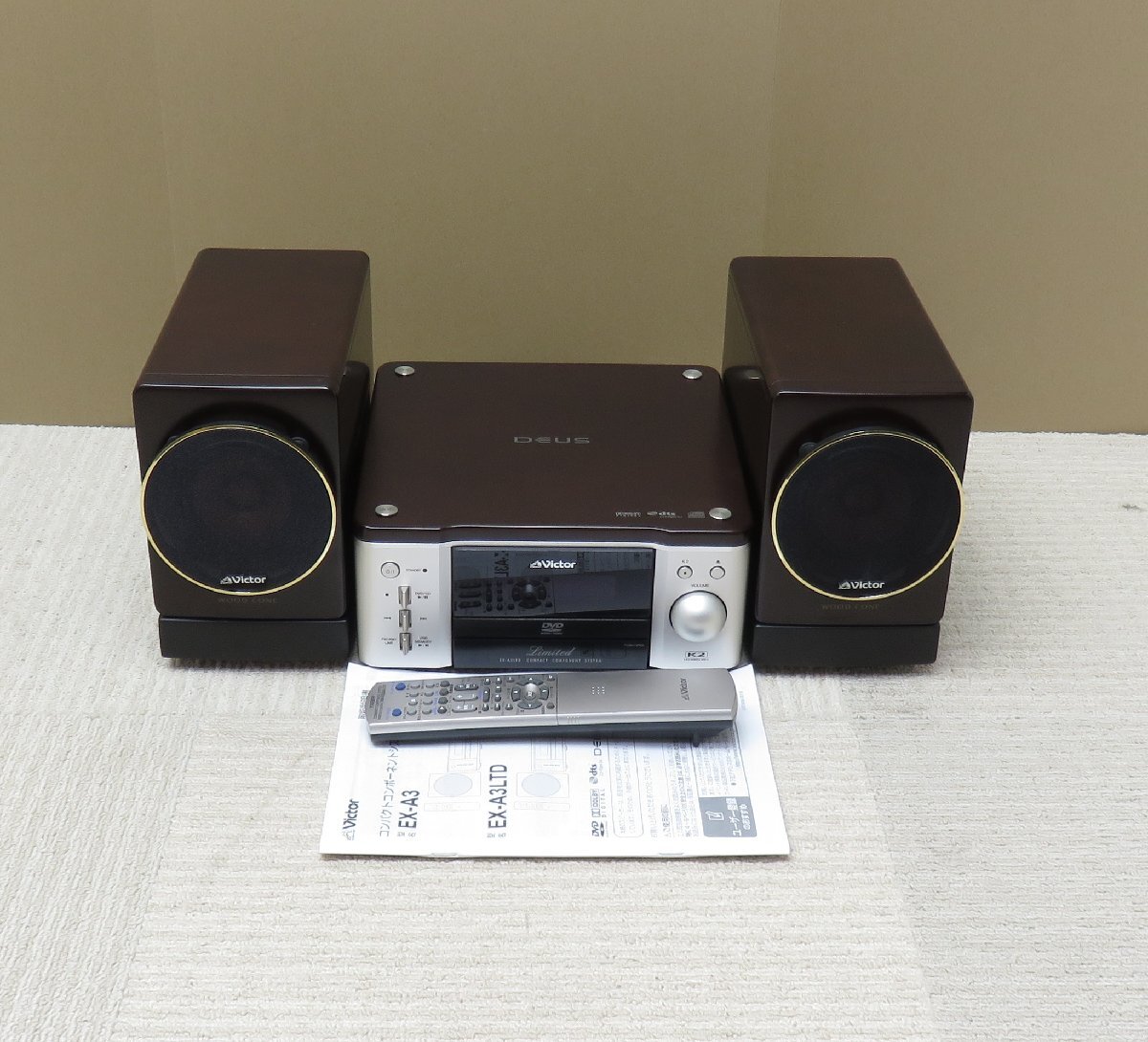 JVC コンパクトコンポーネントシステム EX-NW1のスピーカー部のみ SP