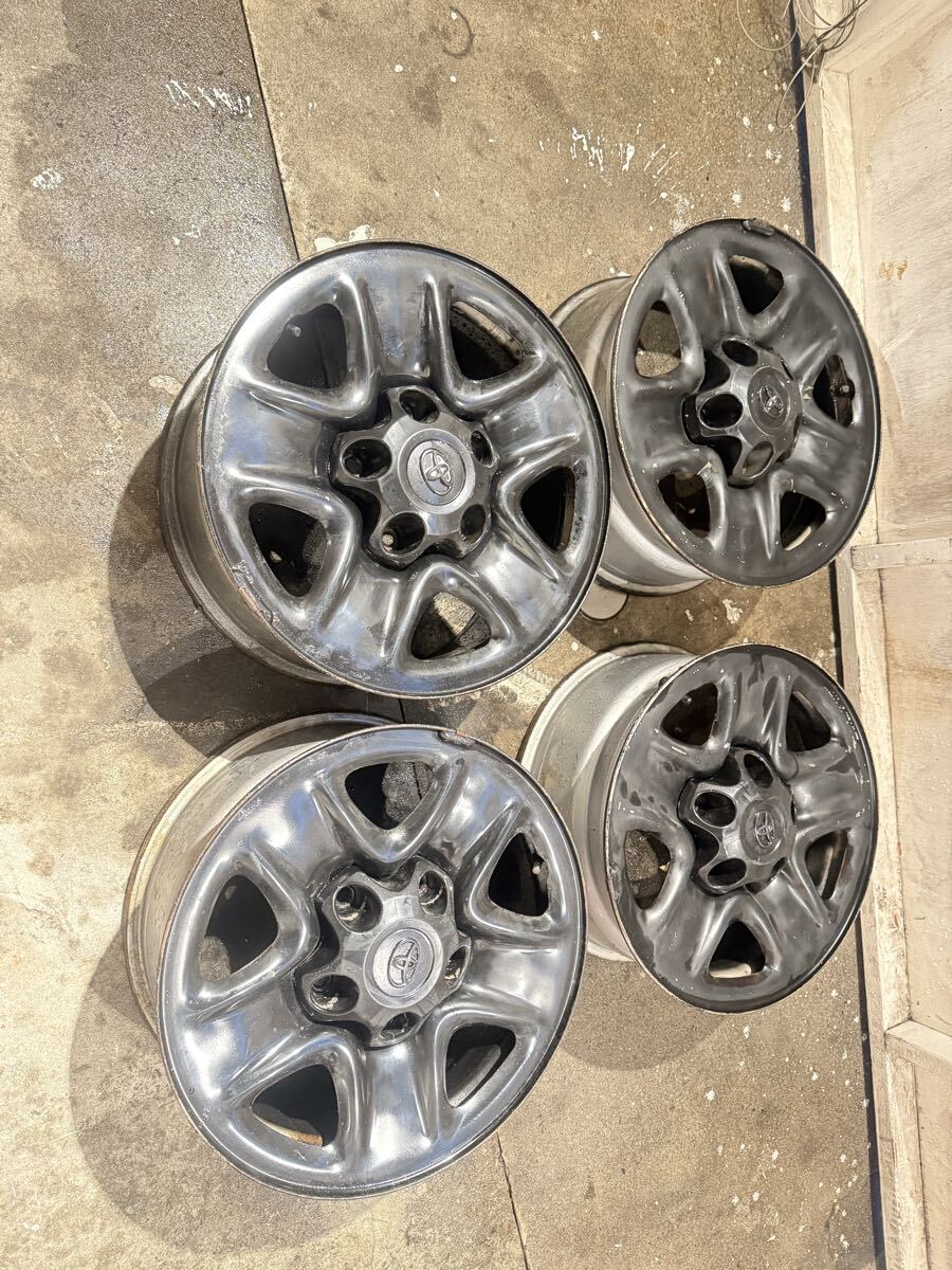 中古】ランクル 60 ワイドボディ 純正 15インチ 7J -20 139.7-6H