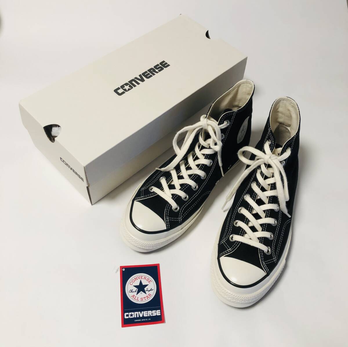 オリジナル黒紐 ユーズド美品 コンバース chuck tayler ALLSTAR ct70 