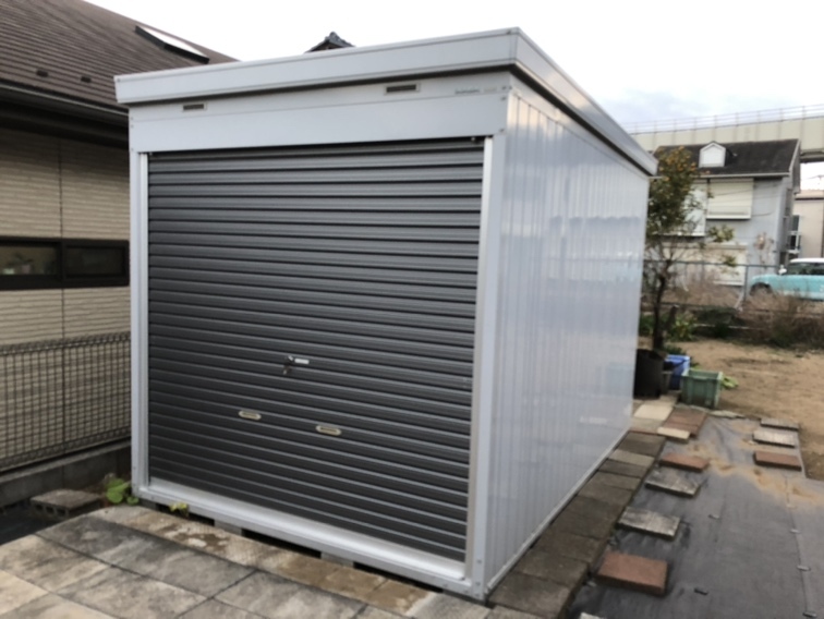 埼玉県・解体済・鍵有り】イナバ物置 MBX-20 横154×高207×奥行137cm