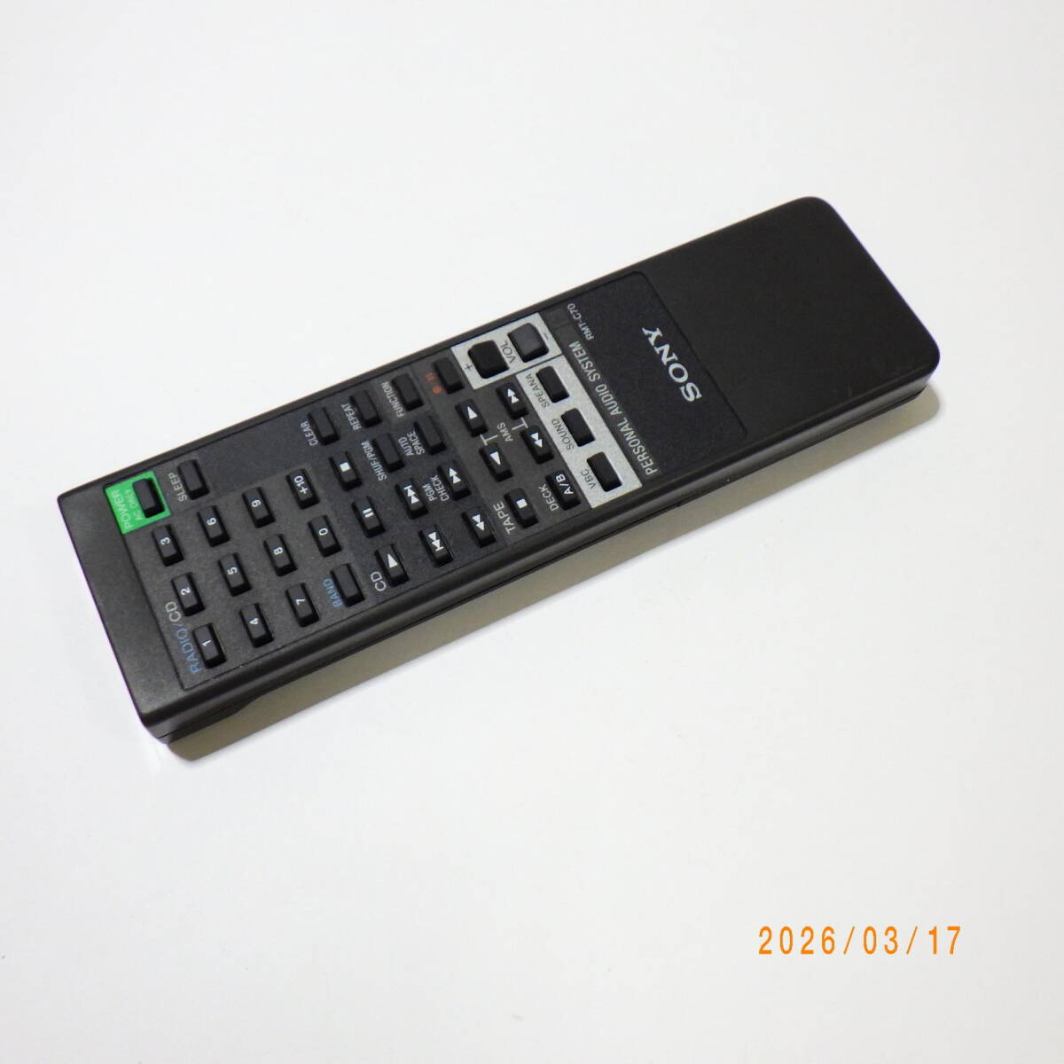 中古】☆SONY☆ソニー ZS-5 CDラジカセ ソナホーク リモコン付属 通電