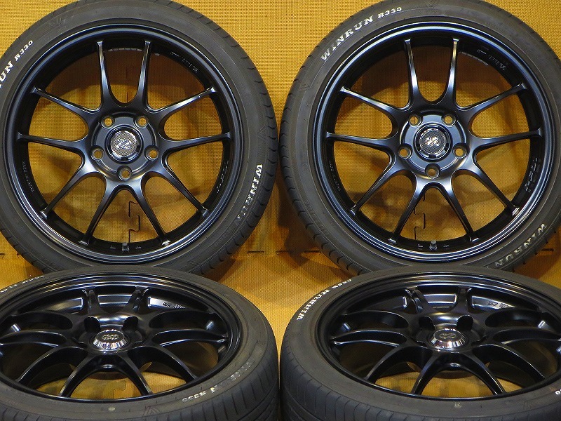 S2000 ENKEI/エンケイ PF01 マットブラック 17×7J/PCD114.3/5H/+48