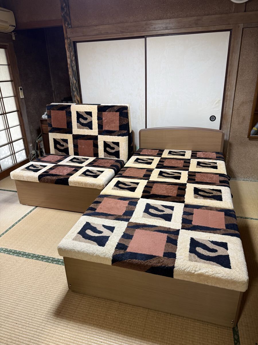 中古】丸八真綿 マルハチ maruhachi スペースシャトルファーベッド
