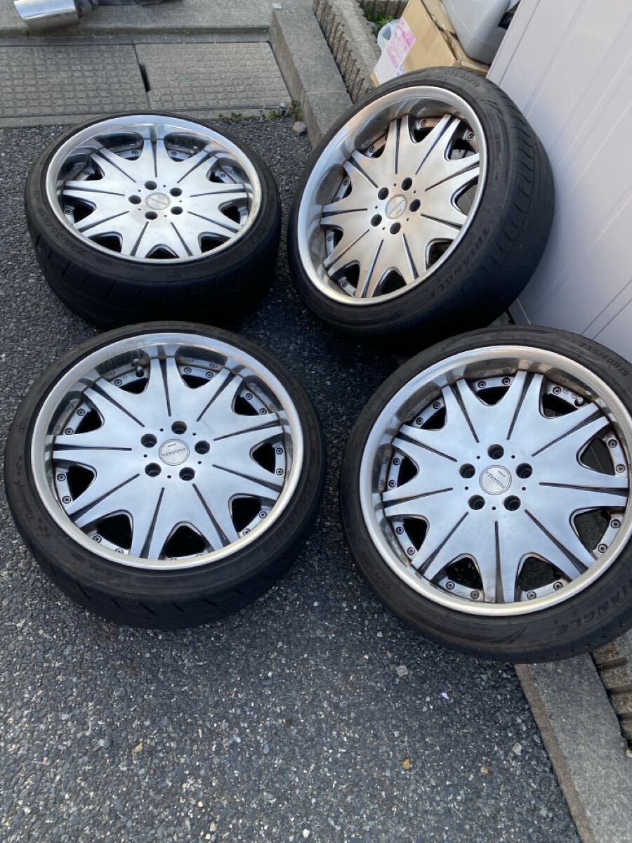 WORK VARIANZA 7.5J +47 PCD100 165/40R18 205/35R18 軽サイズ変更