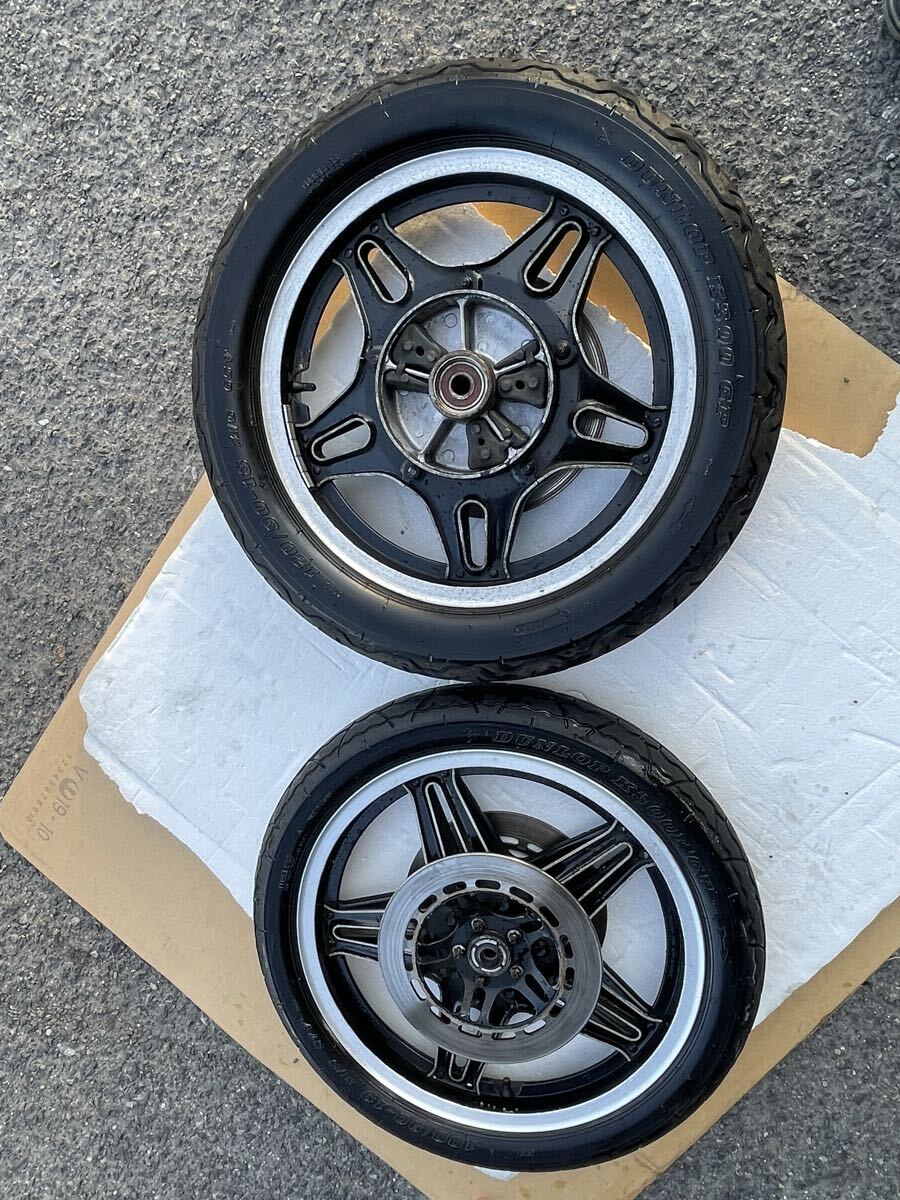 裏コムスターホイール前後 CB250N CB400N CB250T CB400T CM400 CB400D