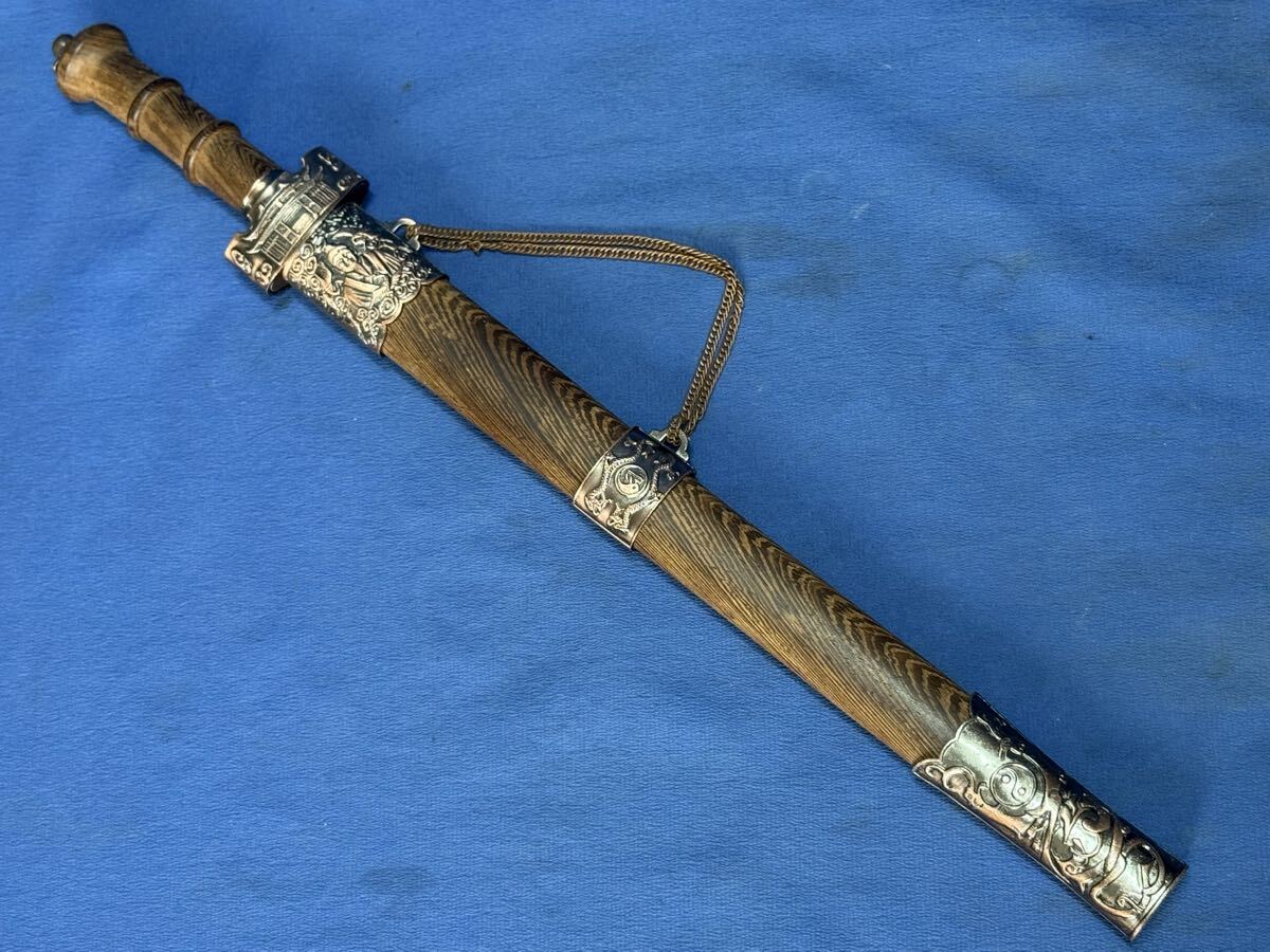 中国武術武器 鴛鴦鉞(えんおうえつ)？ 模造刀 送料無料の落札情報詳細