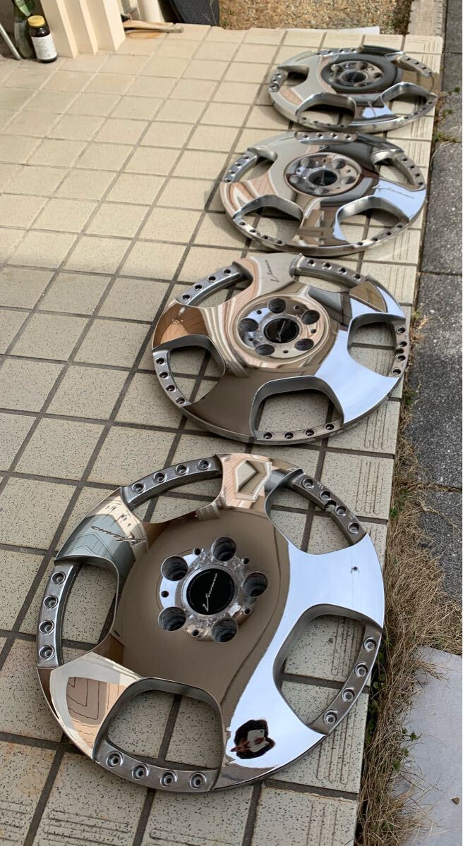 中古】ジャンク品 リム深 SSR ヴィエナディッシュ 6.5J-15 +38 4H-100