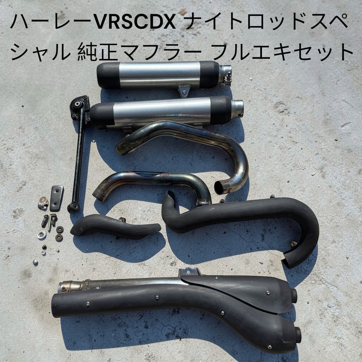 ◎V-ROD VRSCDX 純正リアホイール （18×8.0 ブラック ディスク ハブ
