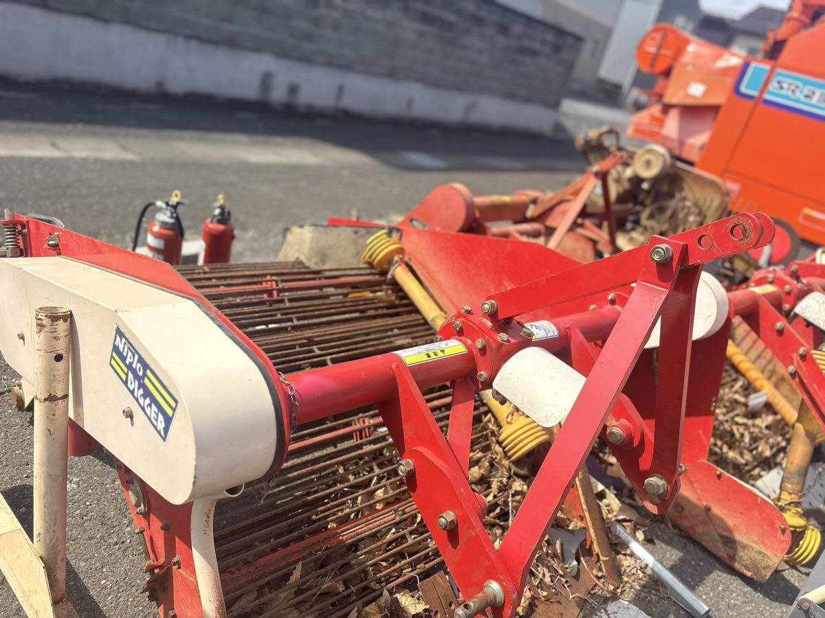 中古】茨城 上田農機 堀上機 UPN-650 ハート型 堀取機 トラクター