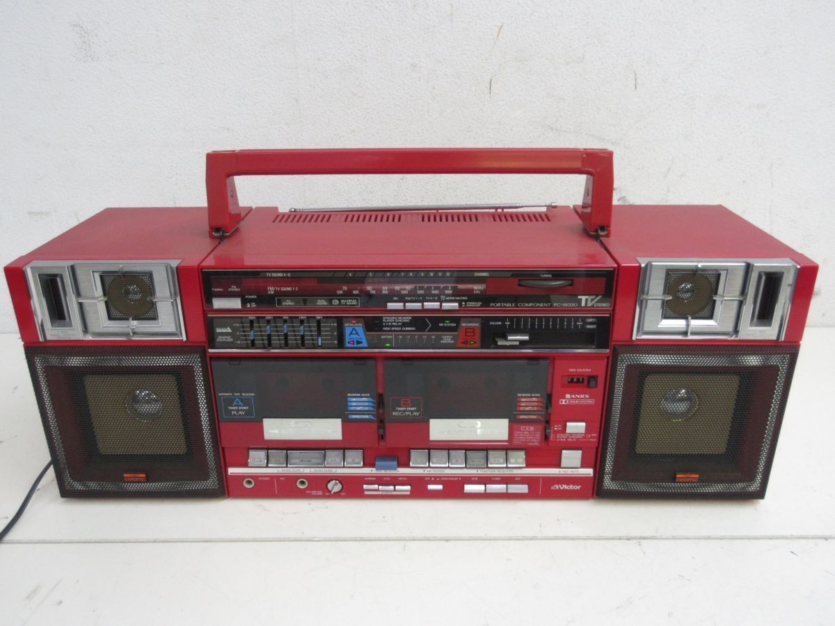 Victor ポータブルコンポーネントシステム　PC-3 Yahoo!オークション - 希少 Victor PC-3 PORTABLE COMPONENT P-COMPO