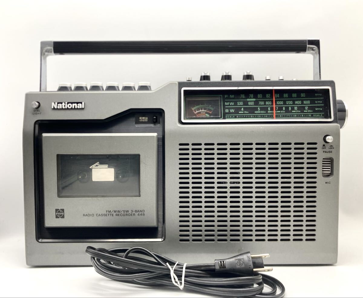 中古】National ナショナル ワイヤレスマイク WX-470A 3個 説明に画像