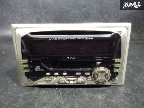 当時物HONDAホンダ Gathers純正アルパインカセットデッキCM6605J-B+