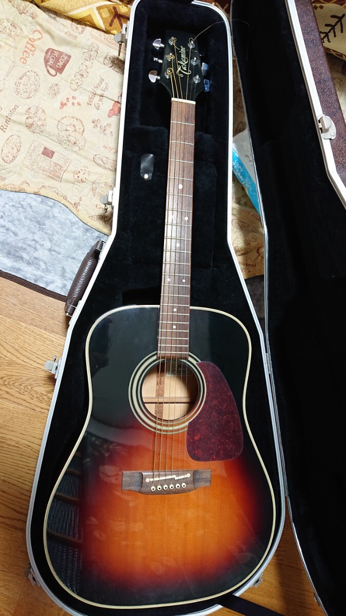 中古】良品 希少初期モデル【Takamine NPT 012 BS】純正Hケース 長渕剛