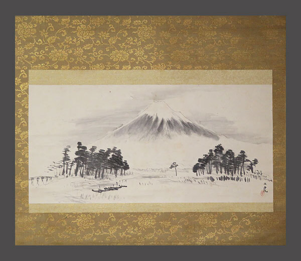 目立った傷や汚れなし】◇土屋禮一(土屋礼一)◇「雪山」◇20号◇真作