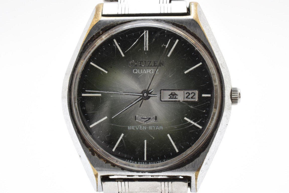 ジャンク】CITIZEN シチズン 腕時計 4-730071 TA GN-4W-S 44-1031