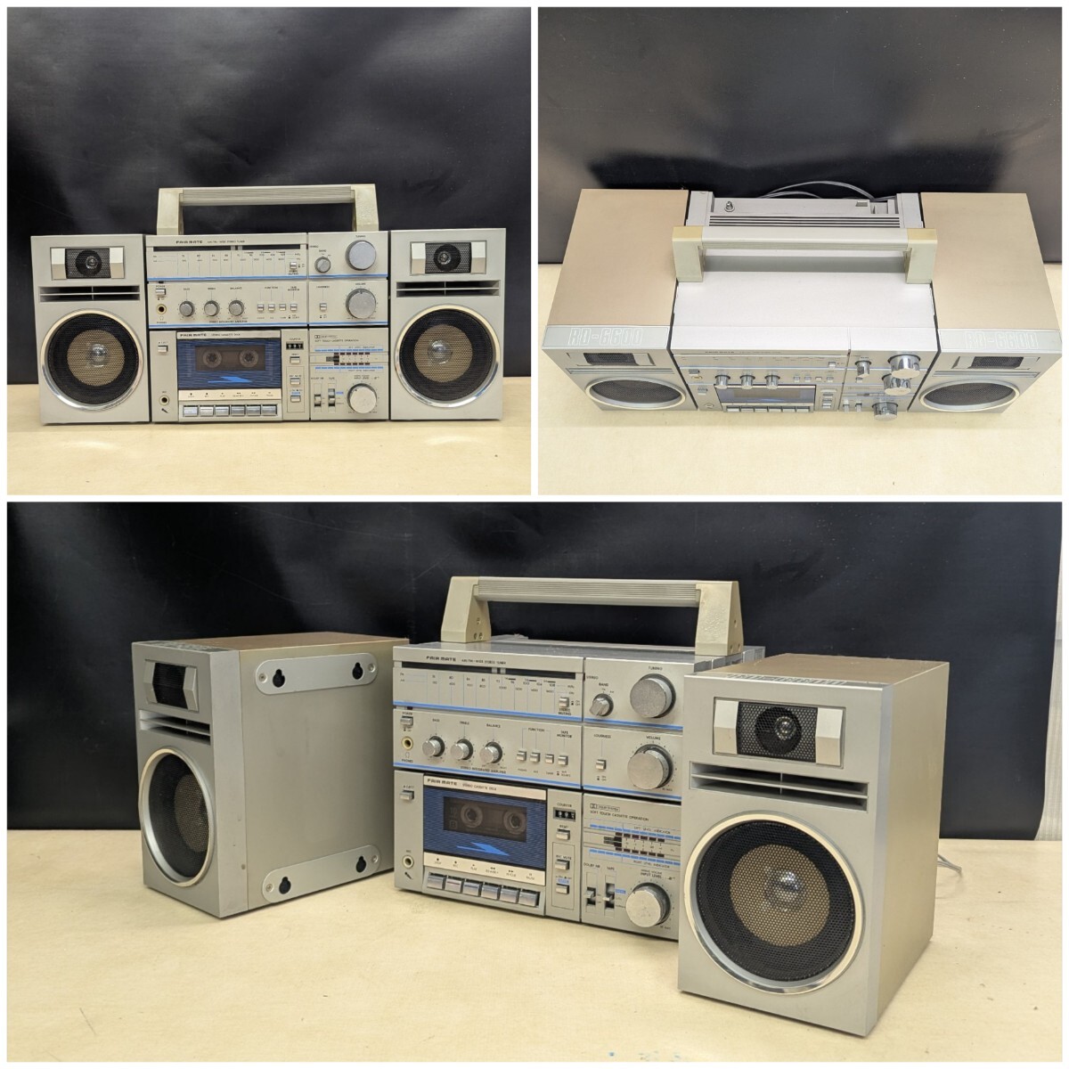 中古】昭和レトロ FAIR MATE フェアメイト RD-W99 ダブルカセット