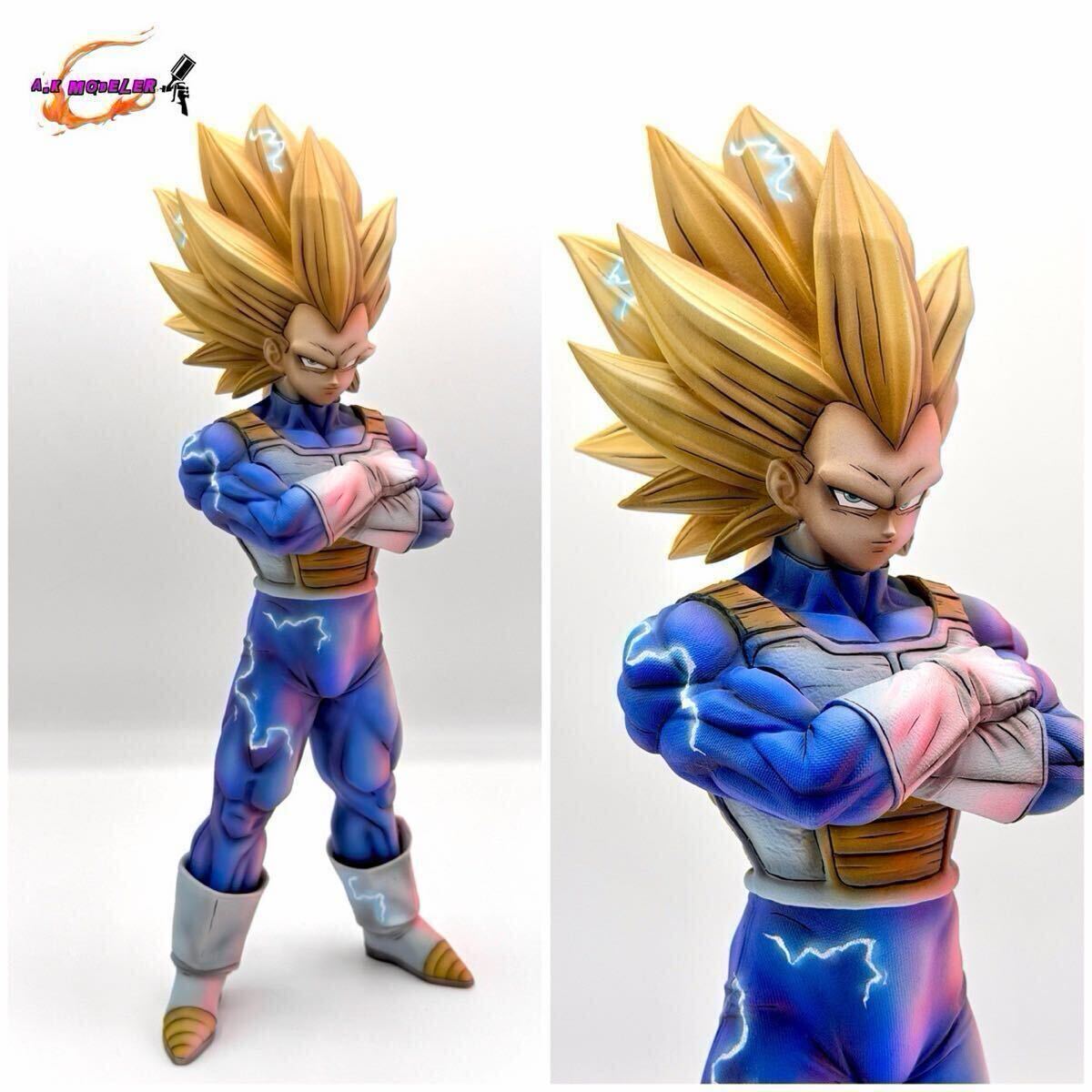 未使用】【我儘の極意 ベジータ】ガレージキット完成品 2次元塗装・二
